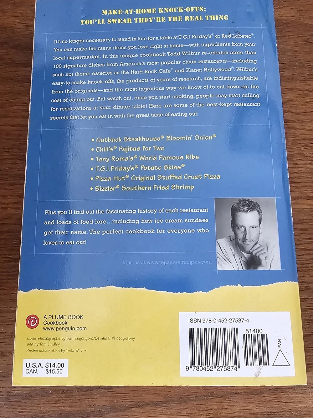 Top Secret Restaurant Recipes Cookbook